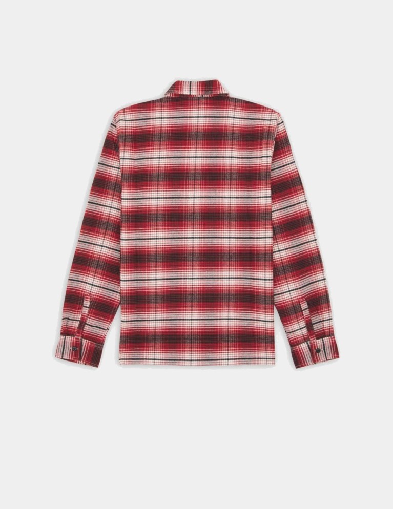 Camisa DICKIES foresta controllo camicia rosso / ocra